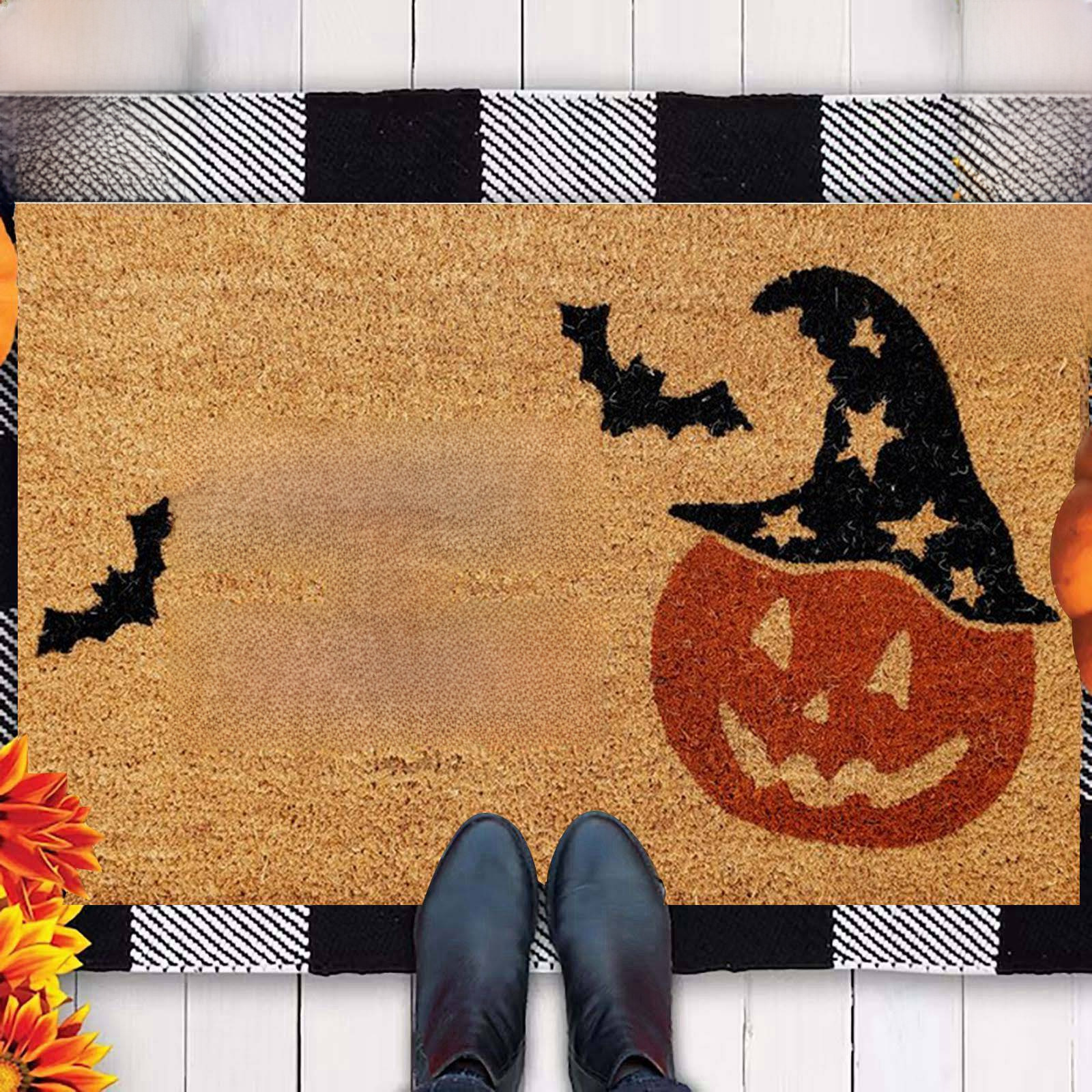 Hallowmas home decoration atmosphere floor mat entrance door mat kitchen clown floor mat entrance floor mat_voghion.com