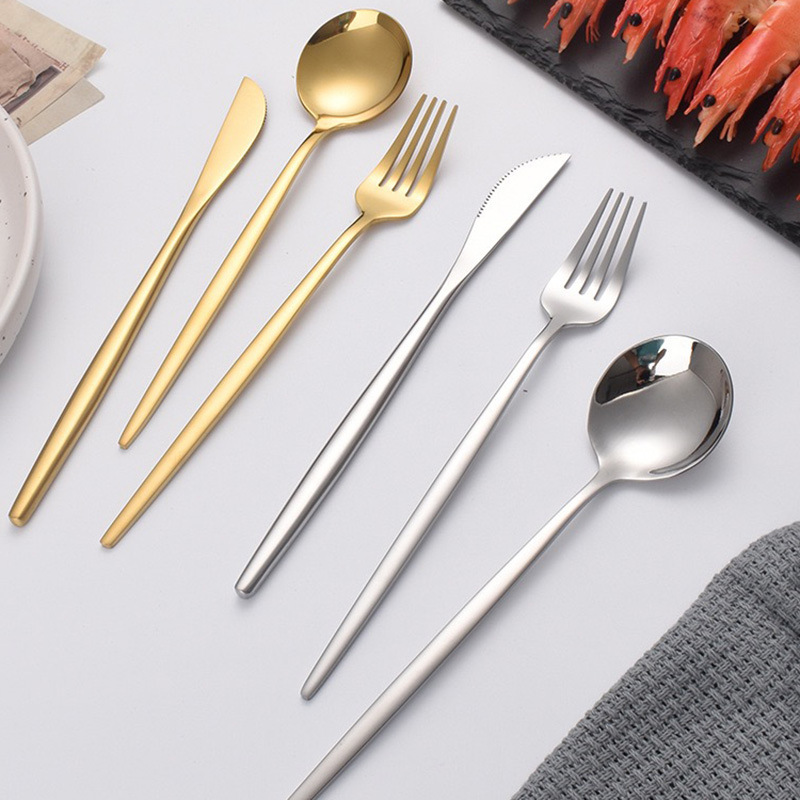 Set di posate nordiche in acciaio inox 4 pezzi coltello cucchiaio_voghion.com