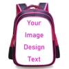 Black backpack, 12 inch