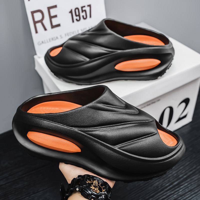 Zapatillas de alta elasticidad 2025 nuevos deportes de motocicleta al aire libre hombres y mujeres usan sandalias de plataforma antideslizantes en la playa slippers