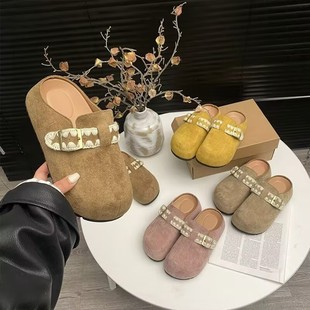 �Ӻ��һ�_�ő���ЬŮ2025�����¿��⴩���^����Ƥ���ەr�в���Ь