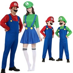 マリオハロウィーン演出衣装舞台服スーパーマリーゲーム衣装成人児童連体服