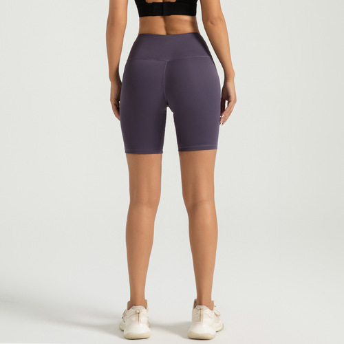 Zone Sports Fitness Short Shorts Peach Butt Five-Piece Pants Women Lift Hip High Waist Elastic Tight Pants Yoga Women