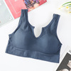 Sexy yoga clothing for elementary school students, wireless bra, T-shirt, underwear