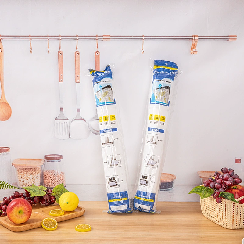 Кухонная Вытяжка с анти-масляным фильтром Нетканая маслопоглощающая бумага, ширина пленки фильтра перегара масла 46 см, длина 5 метров 10 метров