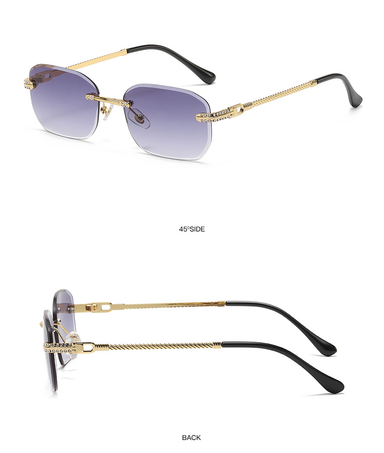 50g Weight Full Frame Glasses Structure Sunglasses Classification Ac, UV400 Protection Lens Material Square Glasses Style Travel, Fishing Occasion Solid Color Pattern All Seasons Season Women's Gender Elegant, Lady Style Elegant Lady Solid Color Ac UV400 Protection Square Full Frame Women's Sunglasses 10