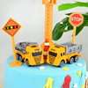 Decorations, car, excavator for boys suitable for photo sessions, dress up