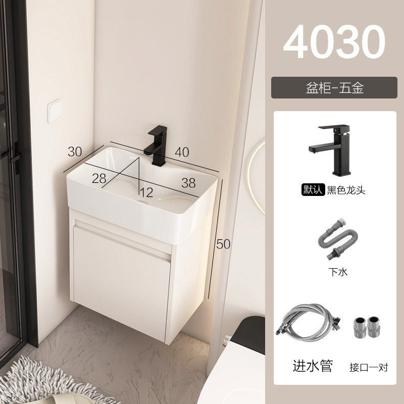 gabinete de baño de aluminio espacio pequeño gabinete de lavabo tipo hogar gabinete de lavabo combinado gabinete de lavabo todo en un lavabo