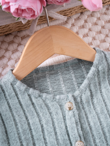 2025 Cross-border New Spring and Autumn Girls' Knit Topless Dress Two-Piece Set Pure Color Sweet Set