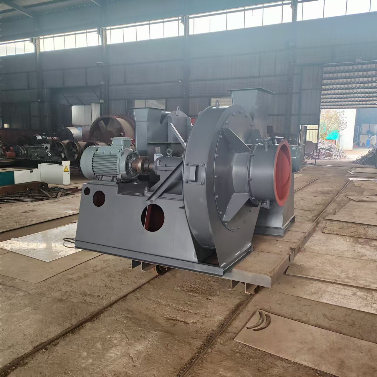 除尘离心风机9-26高压防爆风机45kw75kw物料风机节能运行平稳