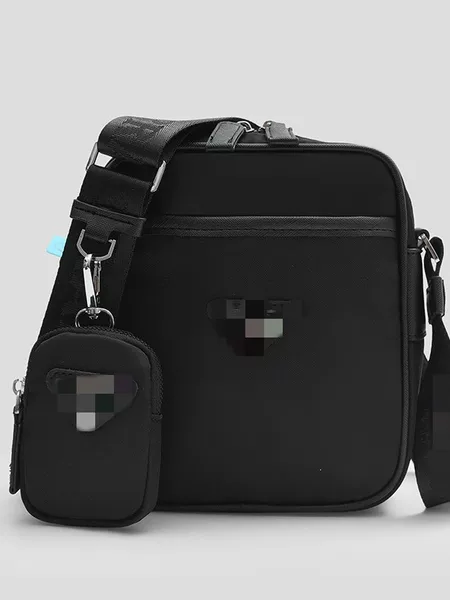 Crossbody Single-Shoulder Nylon Parachute Messenger Bag Two-Piece Set, Dropshipping Business Men's Crossbody Bag, Ins Style