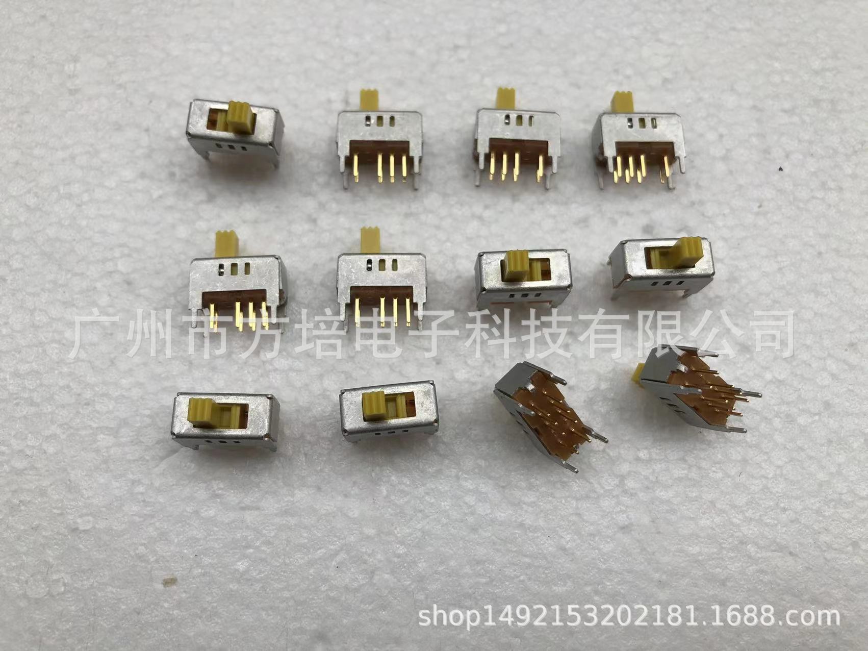 CRFS-2302 CRFS-2304 镀金拨动开关 金脚拨动开关 三档镀金拨动开