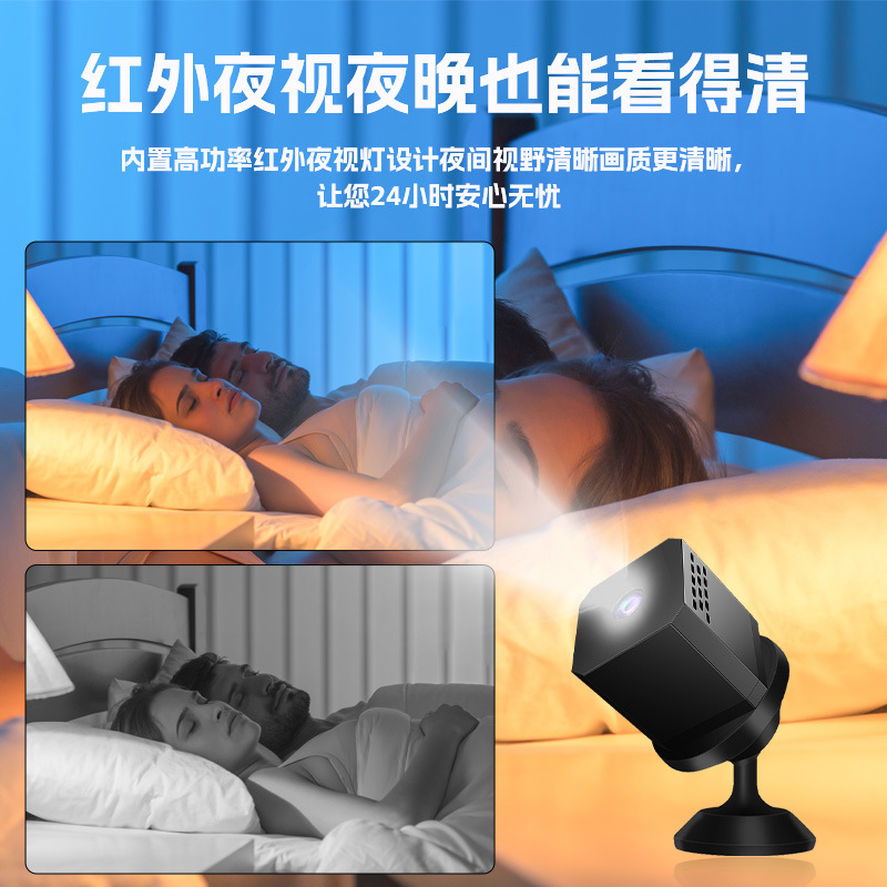 Nueva cámara modelo privada F1 cuadrado cámara pequeña HD cámara WiFi de visión nocturna A9 cámara deportiva al aire libre mejorada