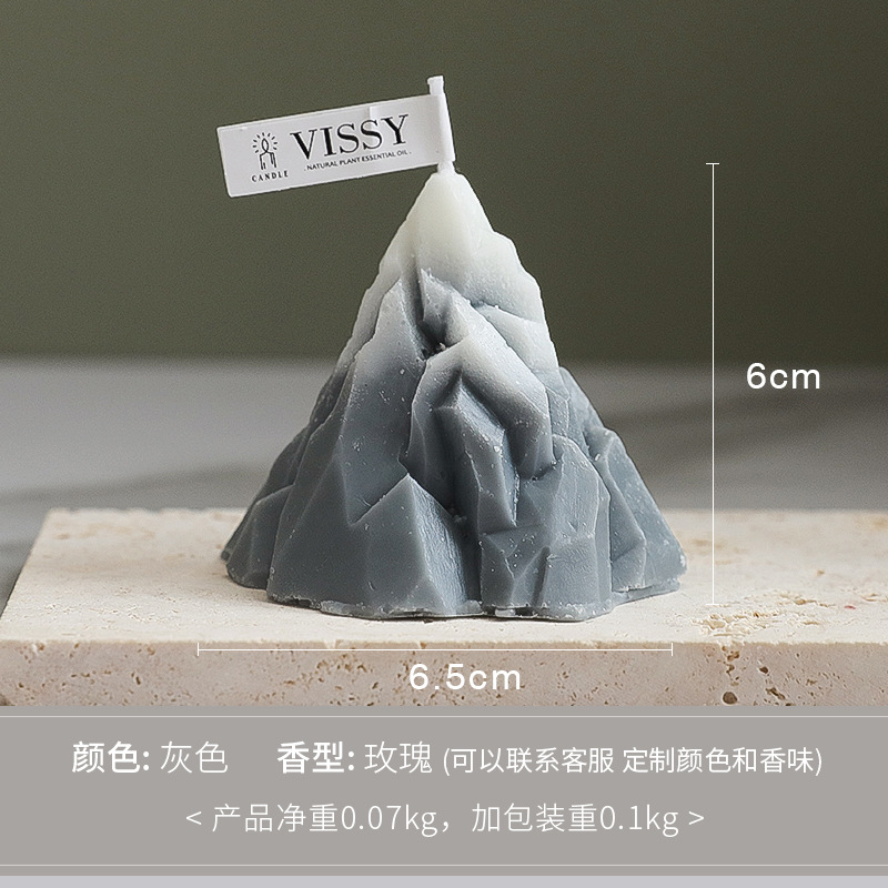 Iceberg vela de aromaterapia al por mayor vela de mano creativa Regalo de Cumpleaños caja de regalo traje decoración del hogar fragancia vela