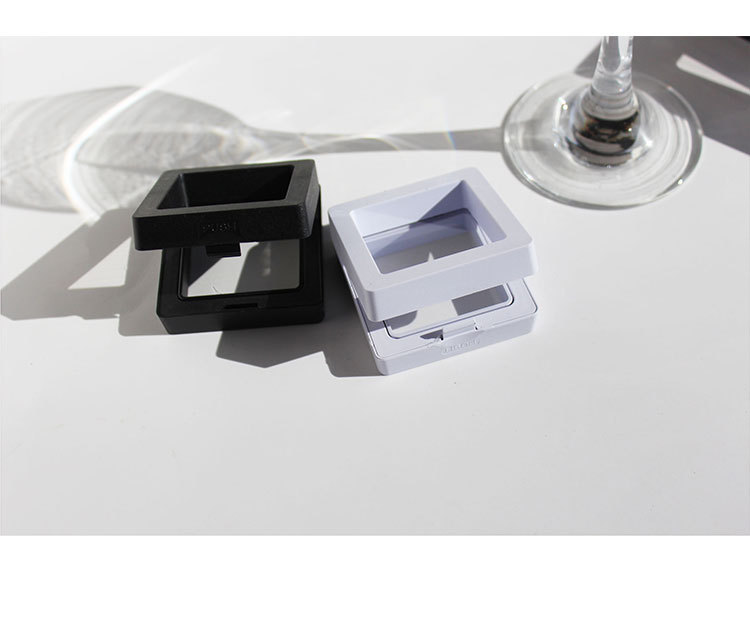 22g Weight White, Black Color Pe Film Suspension Box Anti-oxidation Earrings Jewelry Transparent Display Box 3