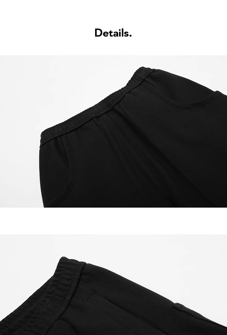 Men's Clothing Retro Spring Structure Cut Scimitar Sweatpants Men And Women Loose Casual Straight Sports Pants Trend_viptrois.com
