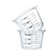Steamable baby food supplement bowl with scale baby bowl sealed jar frozen storage box glass fresh-keeping box food supplement box