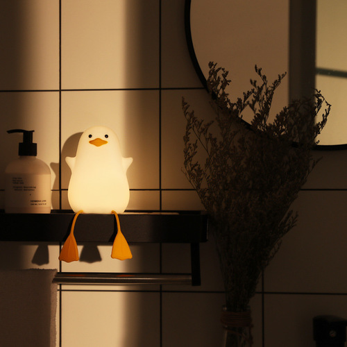 Xiaoou Creative Silicone LED Night Light USB Fun Mobile Live Broadcast Stand Live Charging Birthday Gift