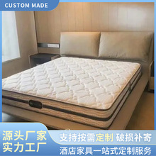 新品整網彈簧床墊 成人卧室客房家用床墊批發 椰棕彈簧床墊批發
