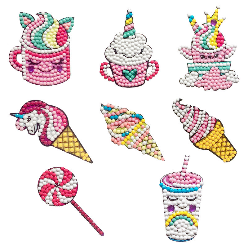 SS073 아이스크림 롤리팝 8 스티커 세트