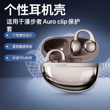 Suitable for Edifier Auro Clip Transparent Soft Shell Protective Case Anti-Fall Edifier Auroclip Earphone Case