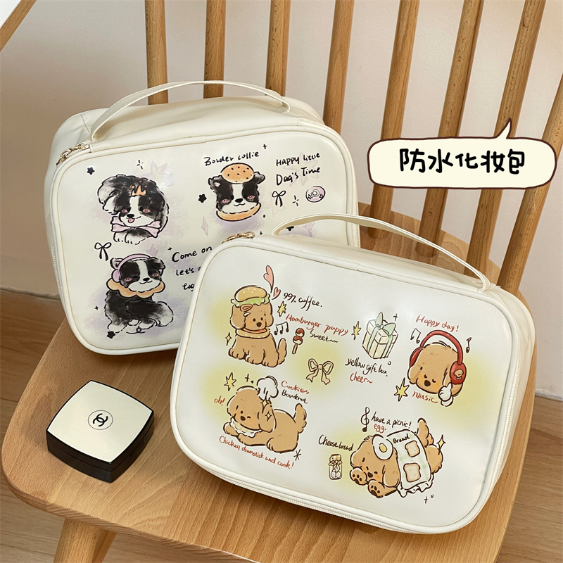 Bolsa de cosméticos, bolsa de almacenamiento de partición, bolsa de almacenamiento de nicho para mujer, bolsa de baño portátil portátil de gran capacidad impermeable portátil de viaje