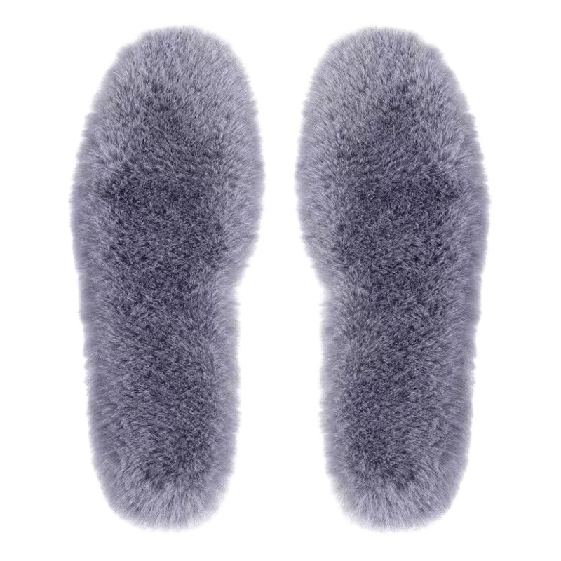 Huella Youpin invierno forrado de lana engrosada de alto peso Imitación Piel de conejo plantilla Generación de comercio electrónico cálido a prueba de frío hombres y mujeres