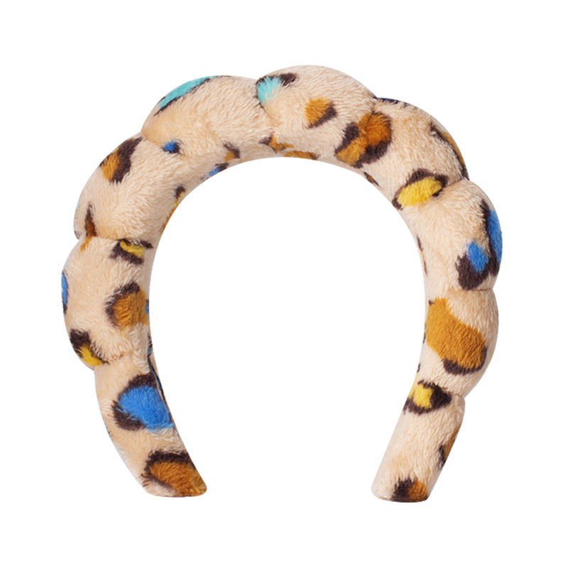 레오파드 프린트 머리띠