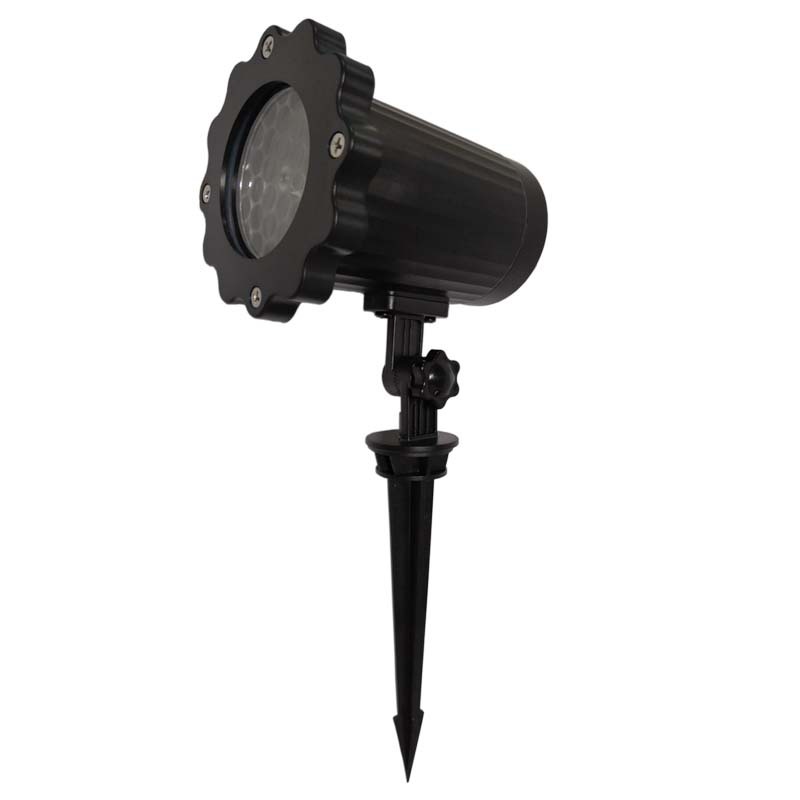 RF遙控暴風(fēng)雪萬圣戶外草坪圣誕燈裝飾歐美跨境菲林投影圖案雪花燈