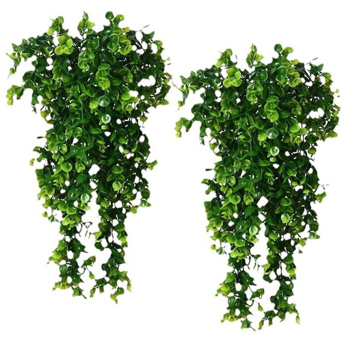 Cross-border artificial rattan Euonymus wall hanging simulated green plant fake hanging plant vines home outdoor decoration flowers