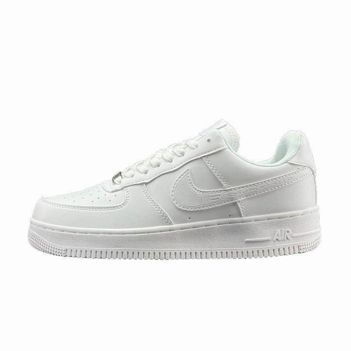 Кроссовки низкие (Nike Air Force 1), демисезонная повседневная белая, разноцветные варианты, размеры 36–44