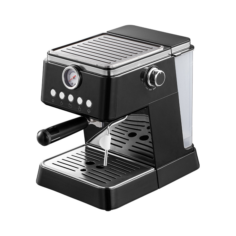 Máquina de espresso transfronteriza máquina de café italiano pequeña máquina de café de espuma de leche 20Bar semiautomática para el hogar