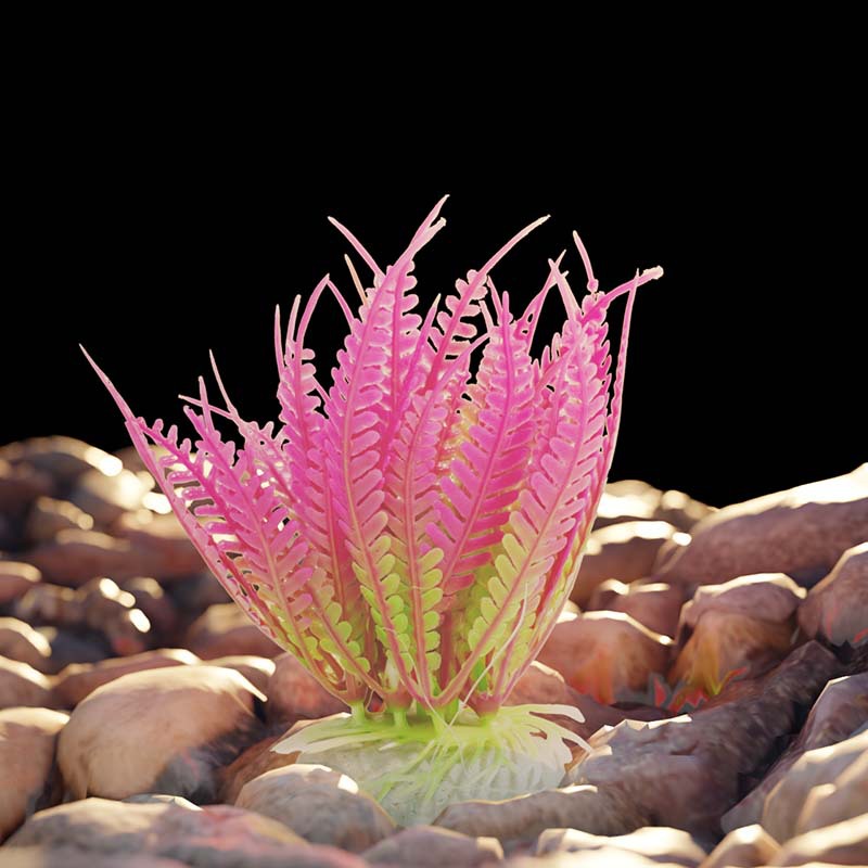 Paisaje acuario flores y plantas falsas al por mayor simulación ciempiés de hoja larga decoración de plantas acuáticas acuario