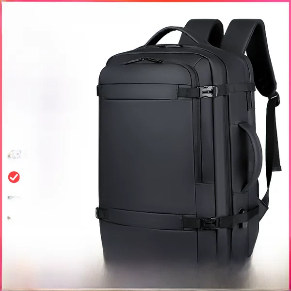 Cross-Border Fashionable Men's Backpack, High-End Travel Women's Backpack, Trendy Waterproof Computer Bag, Large-Capacity Commuter School Bag
