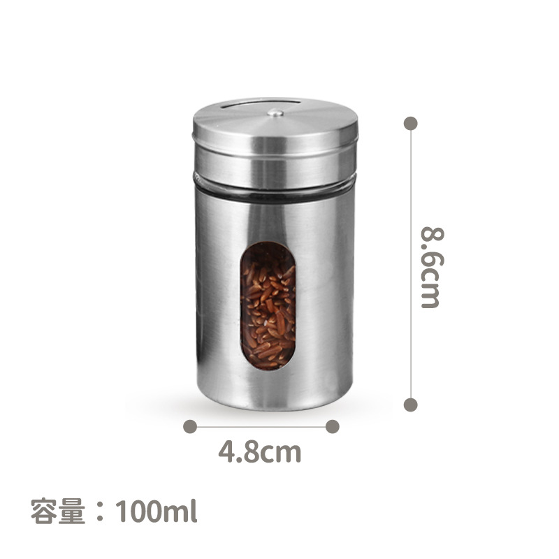 Juego de frascos de vidrio herméticos sin plomo para especias, venta al por mayor