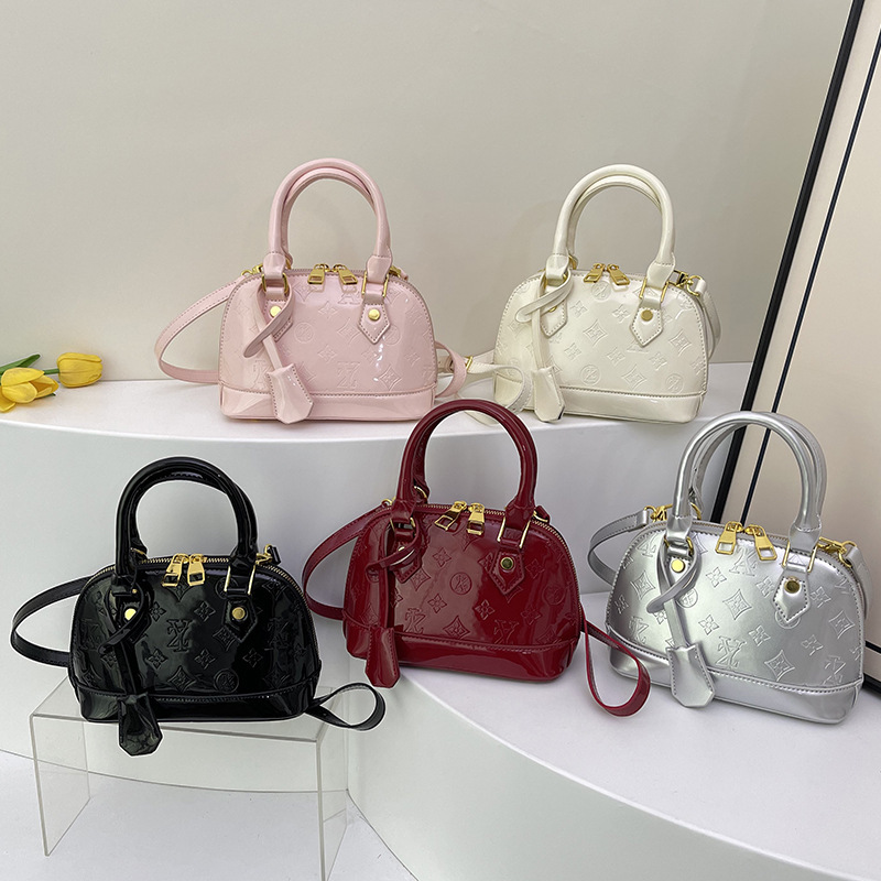 Borsa a mano donna vintage elegante borsa a conchiglia_voghion.com