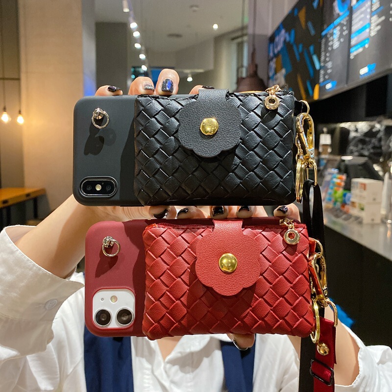 18Promax Apple 17 Crossbody Strap Suitable for Iphone15Pro Plum Blossom Coin Purse Card Holder Case 16Promax 18Promax Apple 17 Crossbody Strap Suitable for Iphone15Pro Plum Blossom Coin Purse Card Holder Case 16Promax