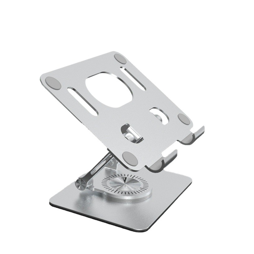 Soporte de la tableta transfronteriza Marco de soporte de escritorio giratorio de 360 grados Plegable de aleación de aluminio adecuado para ipad aprendiendo a ver videos