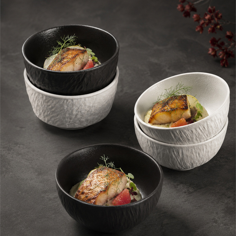 Japanese-style Frosted Rice Bowl household soup bowl creative rock pattern ceramic bowl high-looking tableware beautiful small Bowl wholesale Japanese-style Frosted Rice Bowl household soup bowl creative rock pattern ceramic bowl high-looking tableware beautiful small Bowl wholesale
