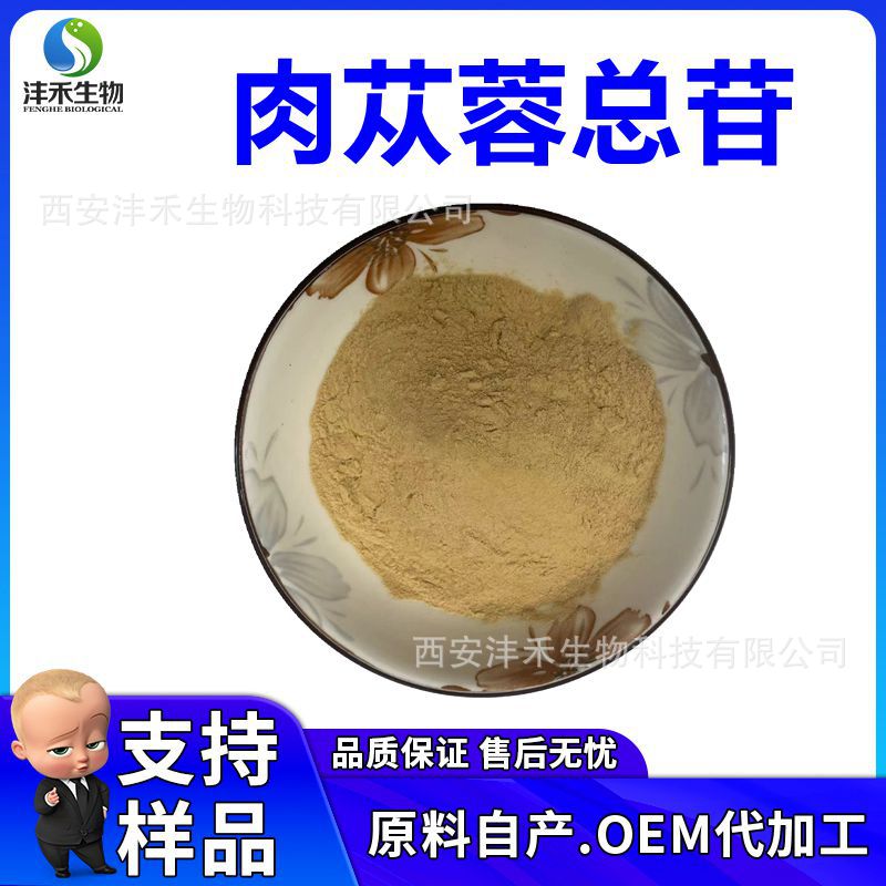 肉苁蓉总苷80% 肉苁蓉提取物 肉苁蓉总甙  厂家现货  沣禾生物