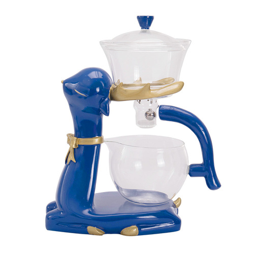 Best-selling heat-resistant glass Gongfu tea set includes teacup, teapot, tea brewing device for home use, fully automatic, wholesale set