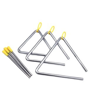 Orff Instrument Triangle Children's Percussion Instrument Kindergarten Teaching Aids Primary School Triangle Bell Music Class Early Education