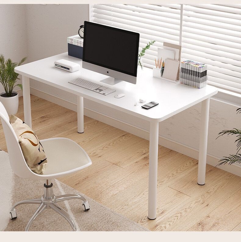 Computer desk, desktop home desk, simple writing desk for girls' bedroom, long table, office desk, rental house makeup table Computer desk, desktop home desk, simple writing desk for girls' bedroom, long table, office desk, rental house makeup table
