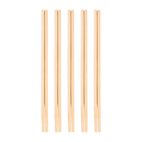 Disposable chopsticks wholesale lengthened and thickened household bamboo chopsticks hotel restaurant tableware boutique bamboo chopsticks factory direct sales