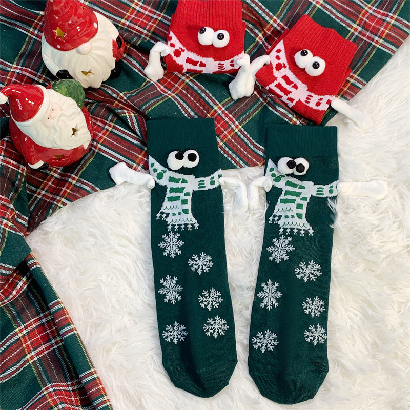 그린 스카프 [크리스마스 핸드 양말] 맨손 양말