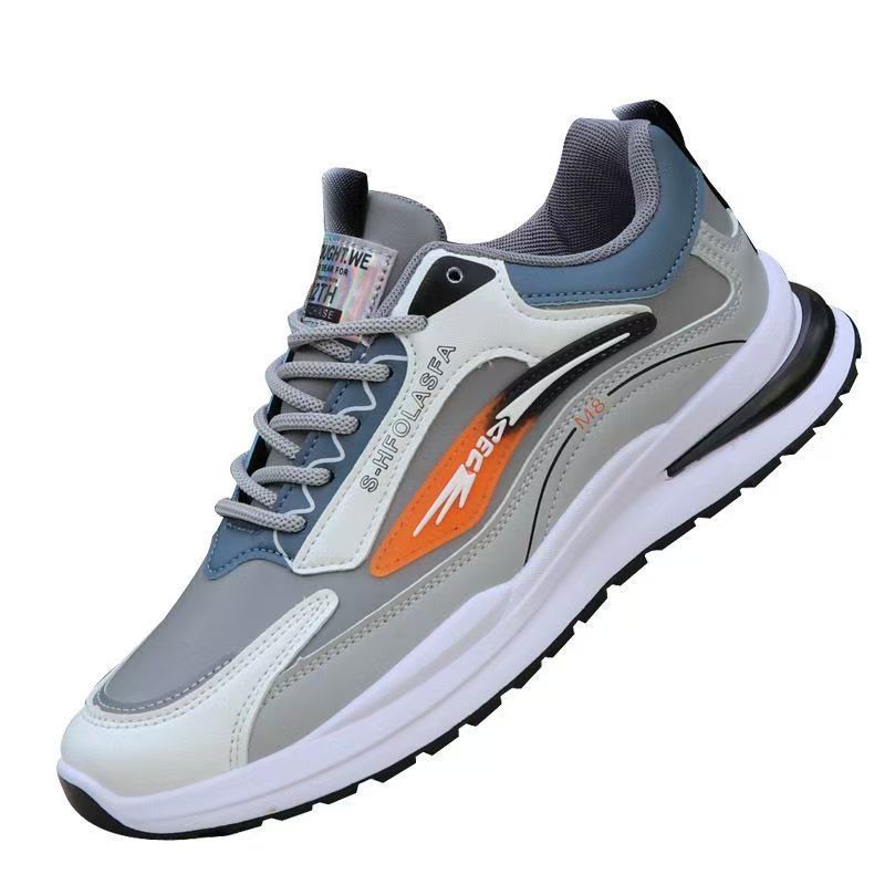 Zapatos deportivos para hombres primavera y otoño nuevos zapatos casuales de malla transpirables para hombres zapatos de moda amplio suela suave zapatos de viaje de carrera antideslizante