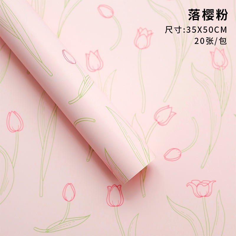 sku3_郁金香【落樱粉】20张;35_50cm