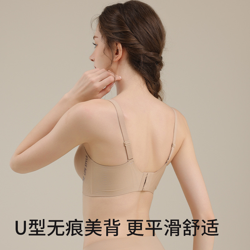 圆圆杯外扩粉底液漫画胸无痕内衣女美背裸感聚拢收副乳隐形文胸|undefined