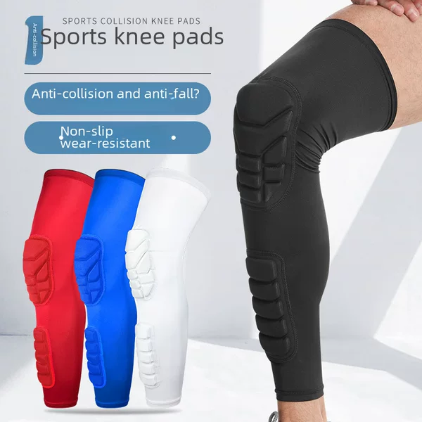 Wholesale Sports Knee Pads, Extended Breathable Leg Pads, Outdoor Mountaineering Football Basketball Riding Protective Gear Supplies
