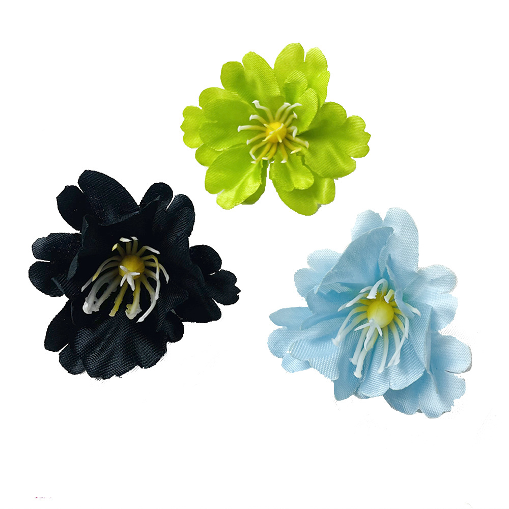 Simulación de flores de orquídeas de campana DIY pinzas guirlandas material de tocado decoración de vestido chino diseño de pared de flores de boda orquídeas frescas